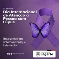 Dia Internacional de Atenção à Pessoa com Lúpus