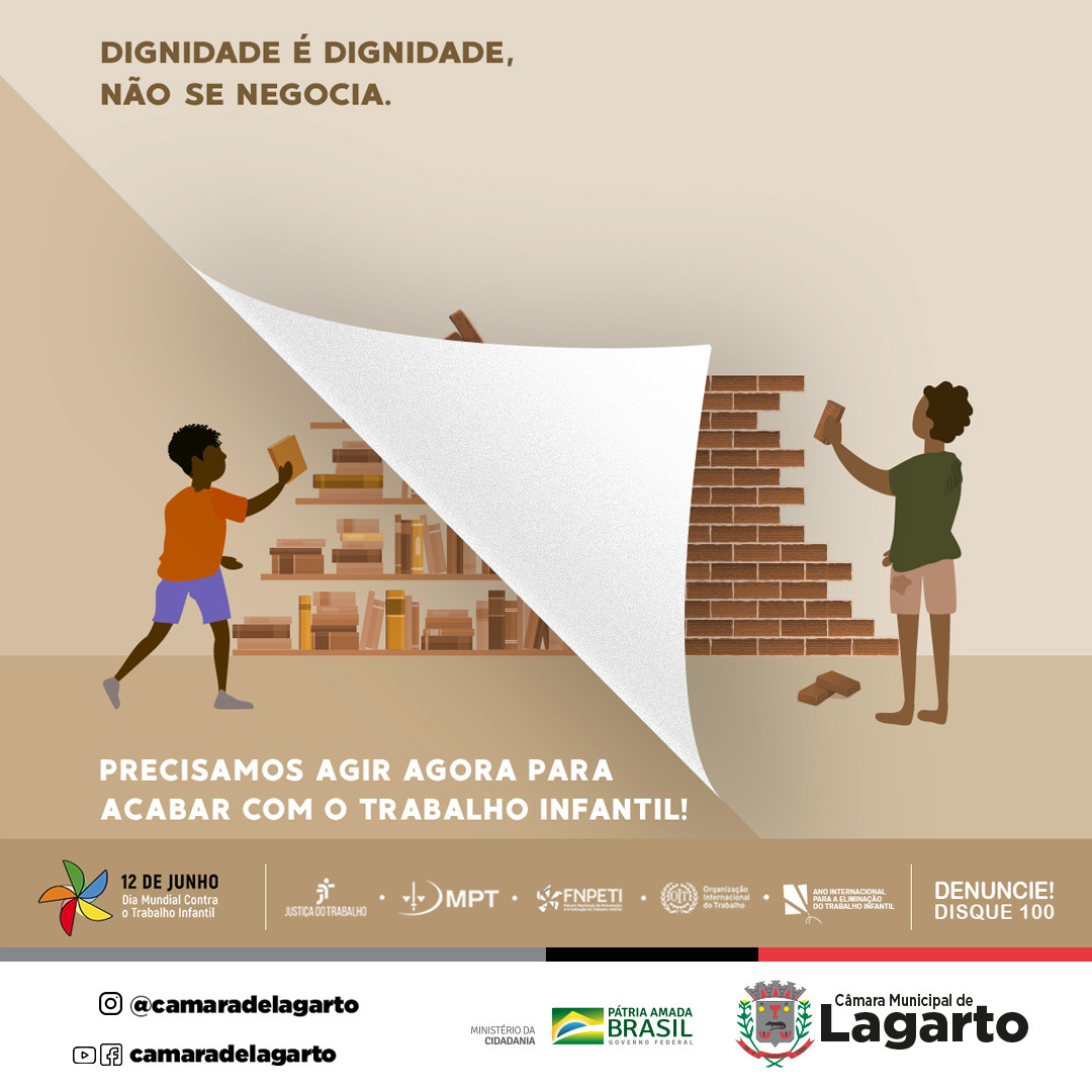 Dia mundial contra o trabalho infantil