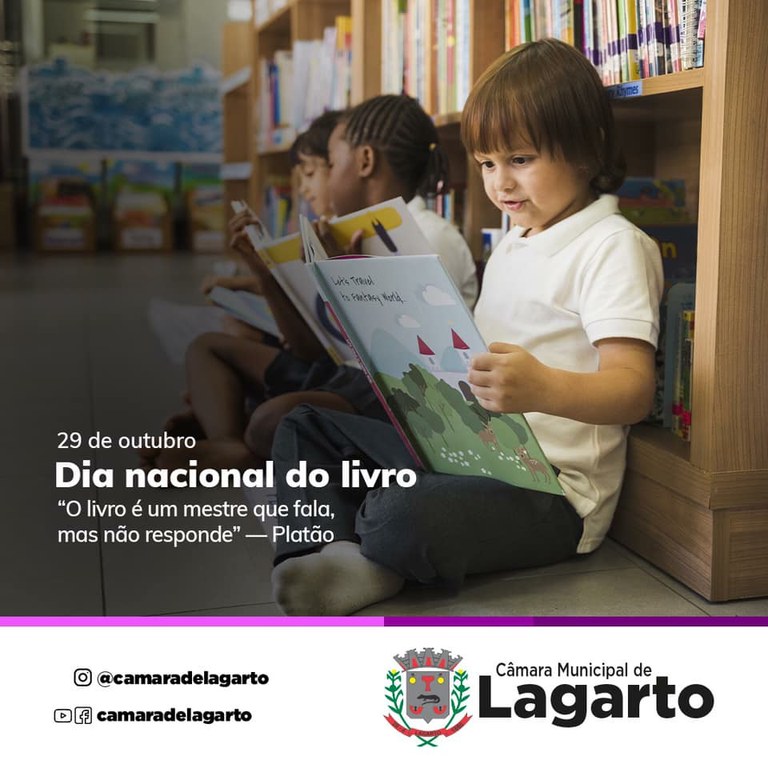 Dia Nacional Do Livro — Câmara Municipal De Lagarto