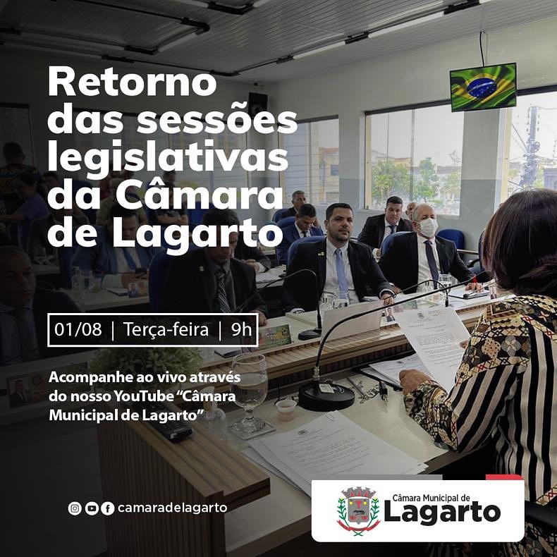 Retorno das Sessões Legislativas